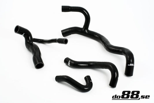 DO88 do88-kit54-ABY-S Audi S2/RS2 ABY ADU 1992-1996 Radiator hoses Black