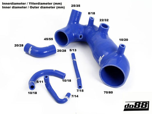 DO88 DO88-KIT62 Silicone Turbo Inlet Hose