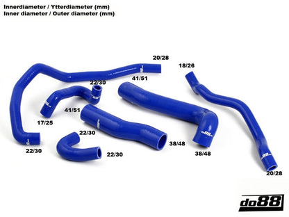 DO88 DO88-KIT70 BMW M3 E46 3.2 l 2001 to 2005 Coolant Hose Kit
