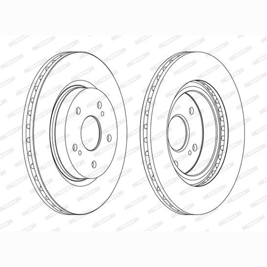 FERODO DDF1635C Brake Disc