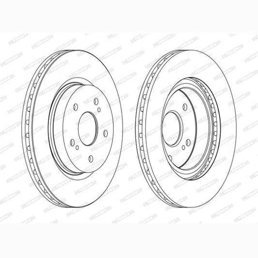 FERODO DDF1635C Brake Disc