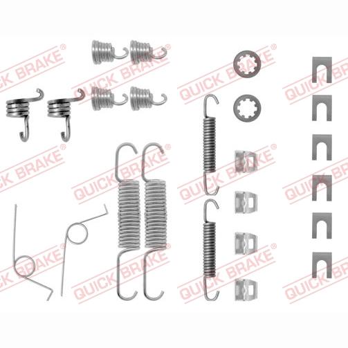 QUICK BRAKE QB105-0611 Brake Shoes Accessory Kit