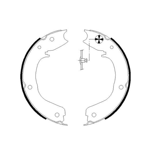 OE SKODA 6Q0609721M Parking Brake Cable Pull