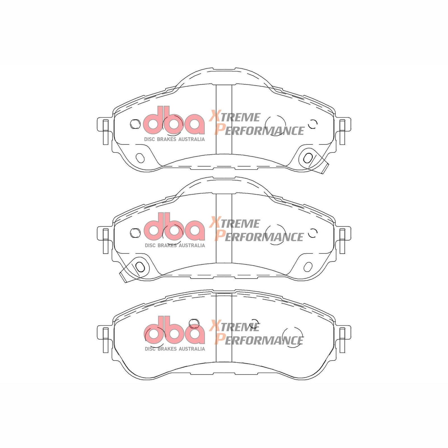 DBA DB2411XP High Performance Brake Pad Set