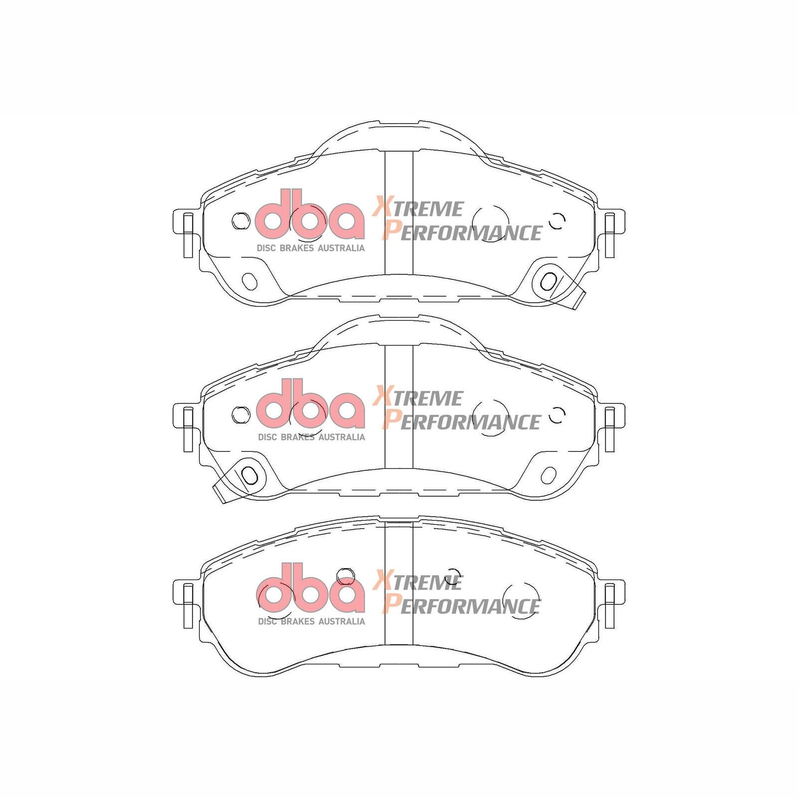 DBA DB2411XP High Performance Brake Pad Set