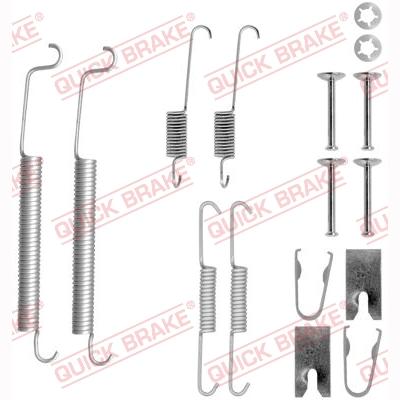 QUICK BRAKE QB105-0807 Brake Shoes Accessory Kit
