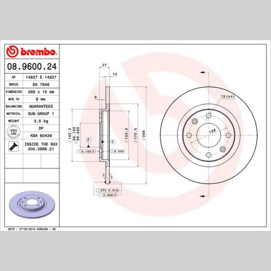 FEBI BILSTEIN FE107248 Disc Brake Caliper Repair Kit