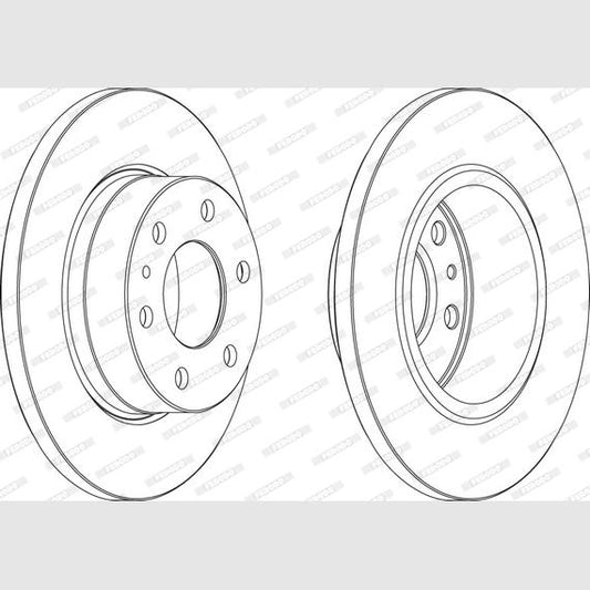 FERODO FCR315A Brake Disc