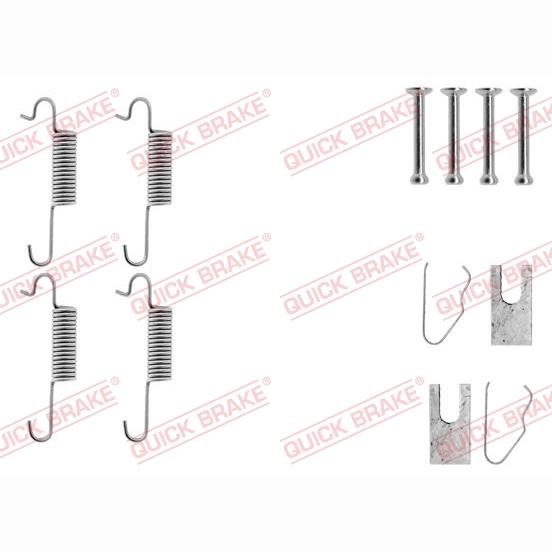QUICK BRAKE QB105-0527 Brake Shoes Accessory Kit