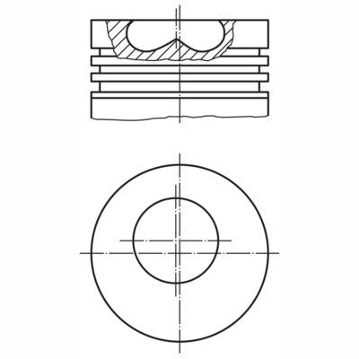 MAHLE 0089401 Piston