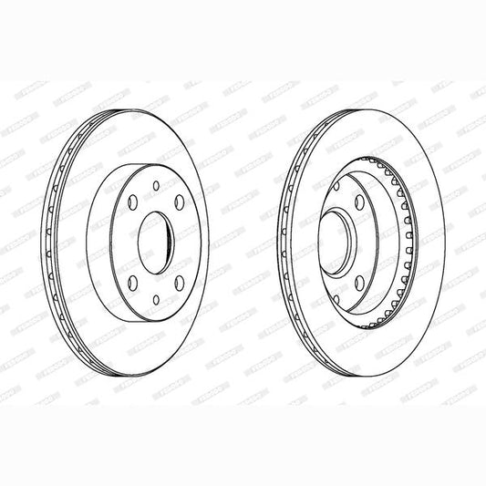 FERODO DDF1394C Brake Disc .