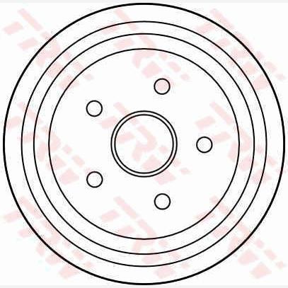 TRW MOTO DB4145 Brake Drum