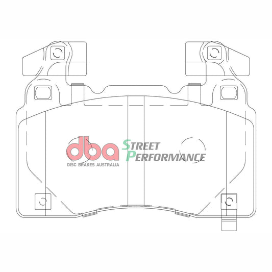 DBA DB2358ASP High Performance Brake Pad Set