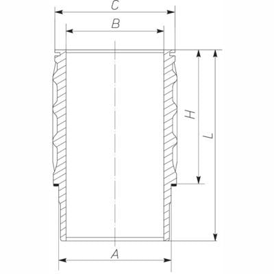 MAHLE 061WN1700 Cylinder Liner