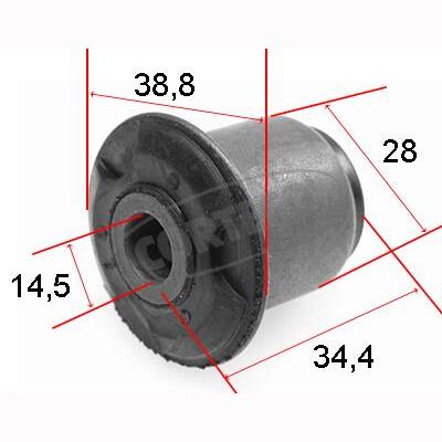 CORTECO CO21652774 Control/Trailing Arm Mounting