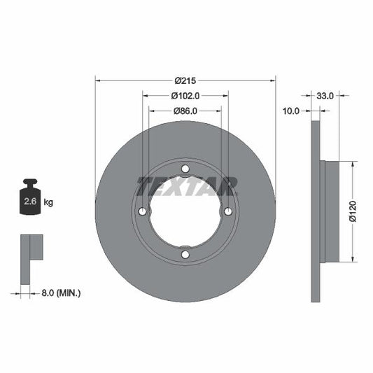 QUICK BRAKE QB113-1440X Brake Caliper Guide Sleeve Kit