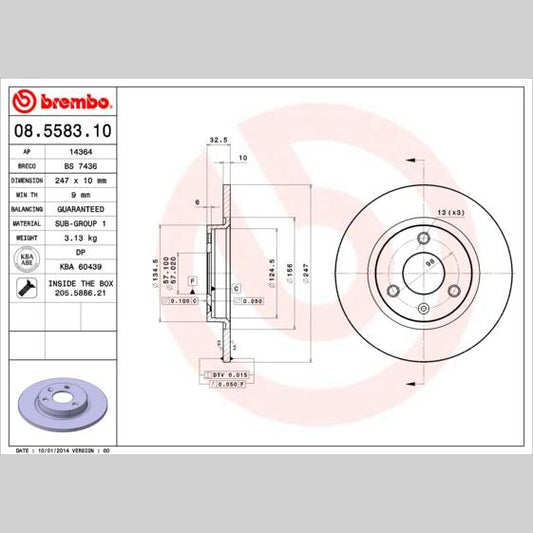 FEBI BILSTEIN FE107240 Disc Brake Caliper Repair Kit