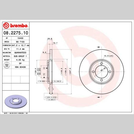 FEBI BILSTEIN FE107249 Disc Brake Caliper Repair Kit