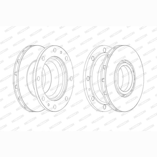 FERODO FCR341A Brake Disc