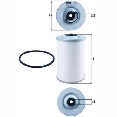 MAHLE KX44D Fuel Filter