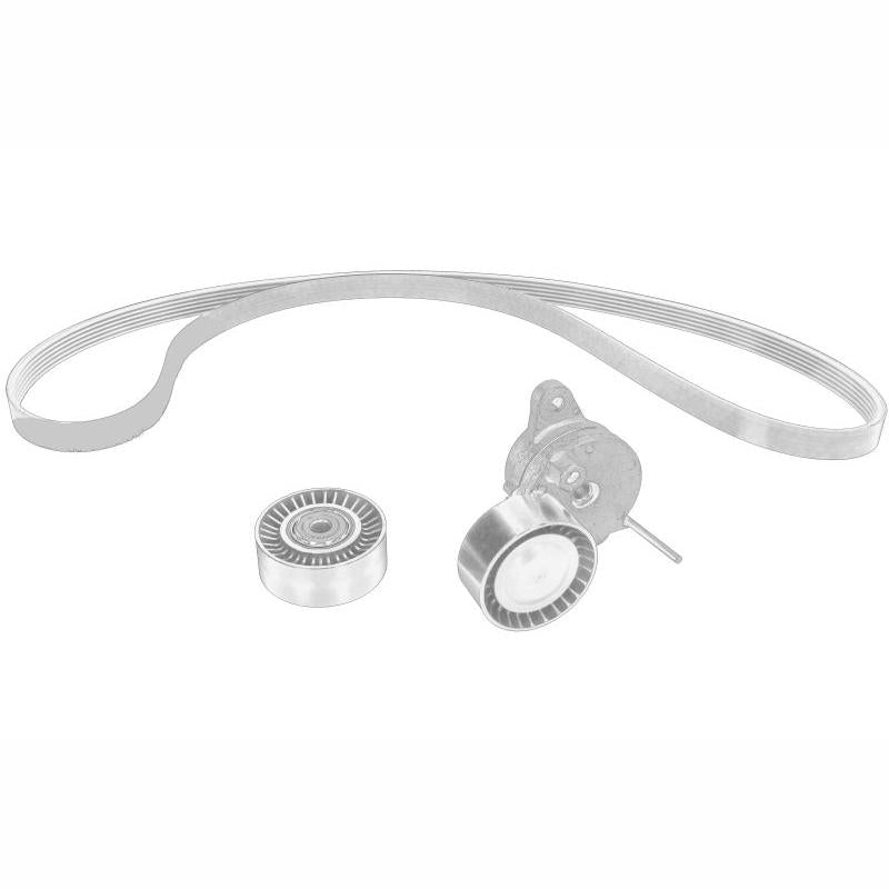 OE PEUGEOT 1638028880 V-Ribbed Belt Set