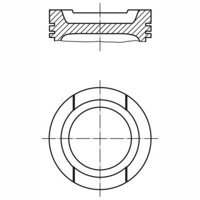 MAHLE 0309202 Piston