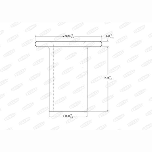 FERODO 93074 Drum Brake Lining Rivet