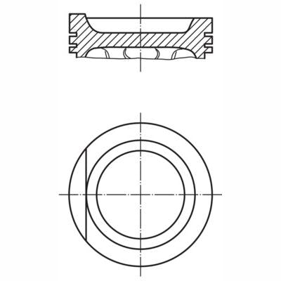 MAHLE 0347514 Piston