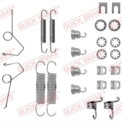 QUICK BRAKE QB105-0719 Brake Shoes Accessory Kit