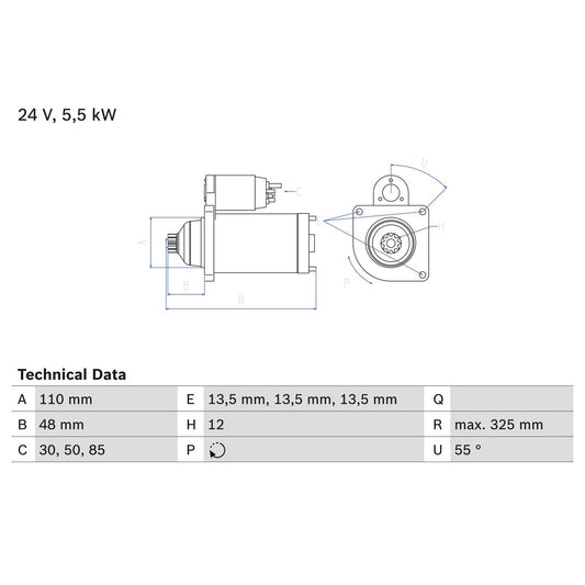BOSCH 0986022260 Starter