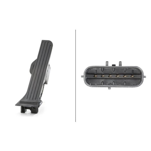 HELLA 890-711 Accelerator Pedal Position Sensor