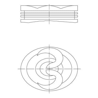 MAHLE 0492703 Piston