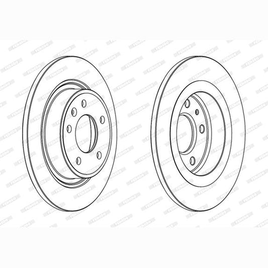 FERODO DDF1871C Brake Disc .