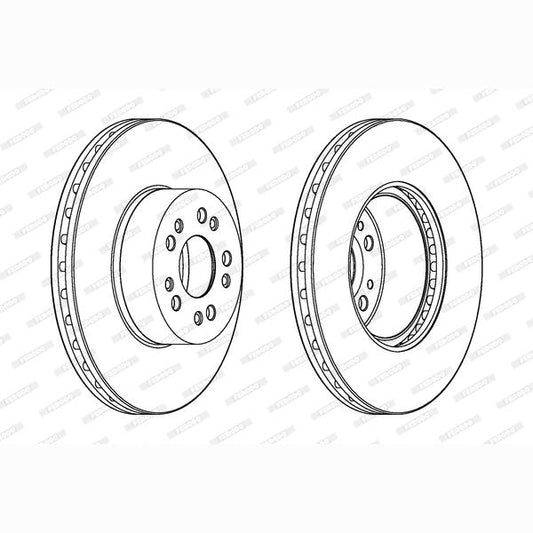 FERODO DDF1061C-1 Brake Disc