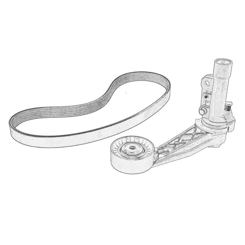 OE PEUGEOT 1611279180 V-Ribbed Belt Set