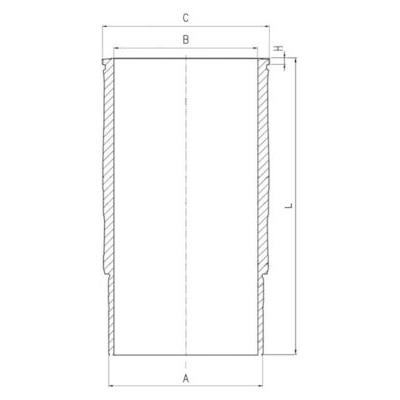 MAHLE 061LW00119000 Cylinder Liner