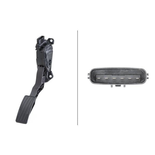 HELLA 074-701 Accelerator Pedal Position Sensor