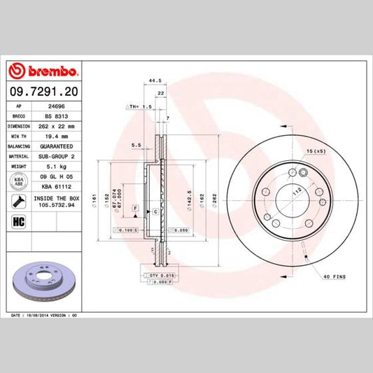 BOSCH 1987470034 Disc Brake Caliper Repair Kit