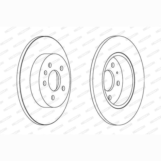 FERODO DDF1423C Brake Disc .
