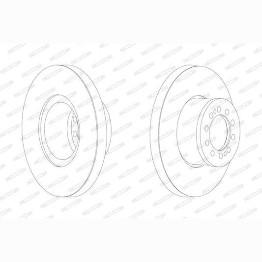 FERODO FCR303A Brake Disc