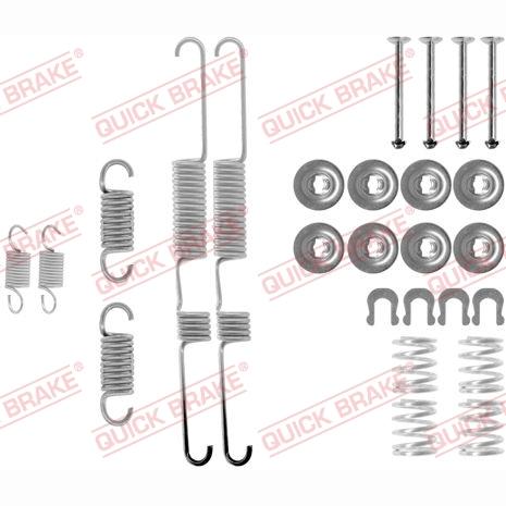 QUICK BRAKE QB105-0733 Brake Shoes Accessory Kit