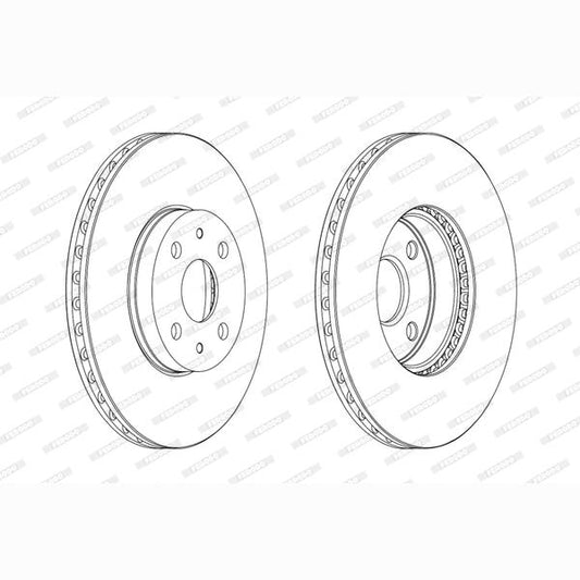 FERODO DDF1780C Brake Disc .