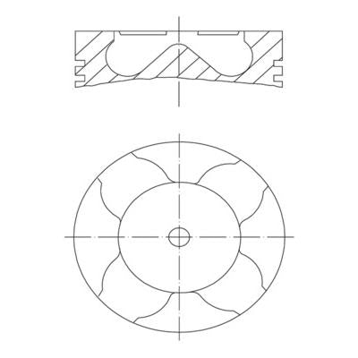 MAHLE 2290620 Piston