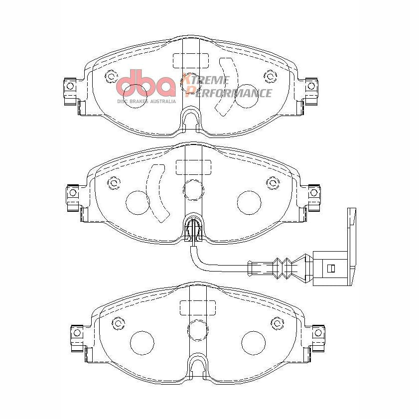 DBA DB2383XP High Performance Brake Pad Set