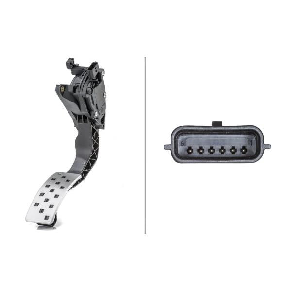 HELLA 978-821 Accelerator Pedal Position Sensor