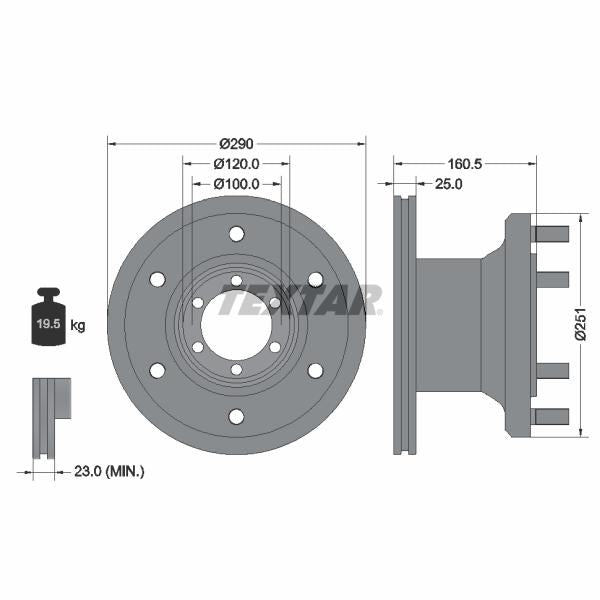 OE MERCEDES 1684230120 Brake Disc Splash Guard