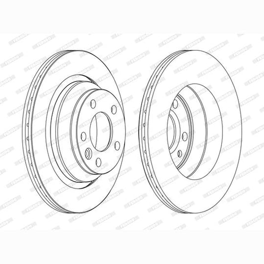 FERODO DDF1698C Brake Disc .