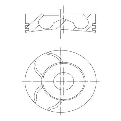 MAHLE 0399801 Piston