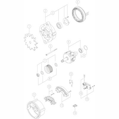 MAHLE MG544 Alternator