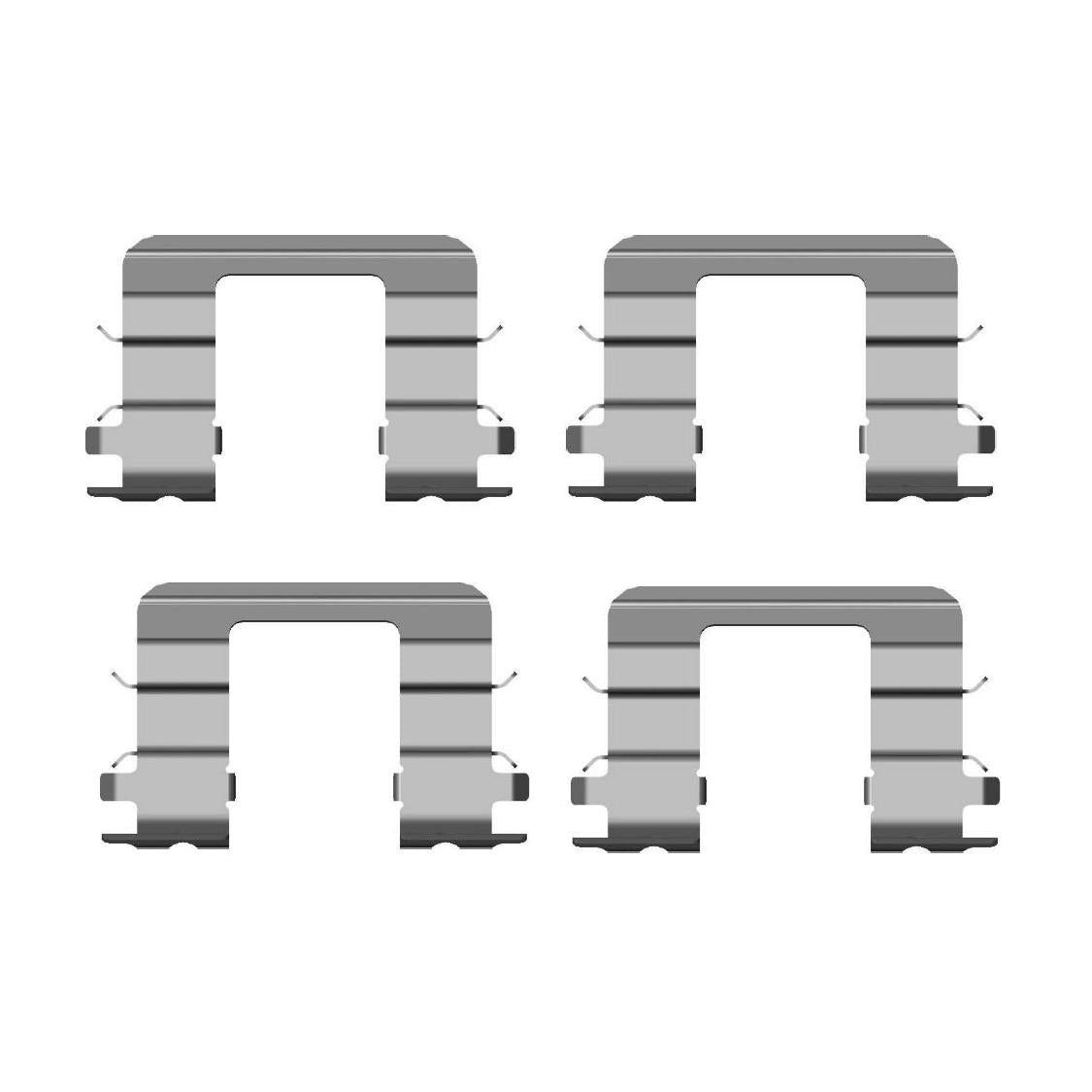 BOSCH 1987474441 Disc Brake Pad Accessory Kit